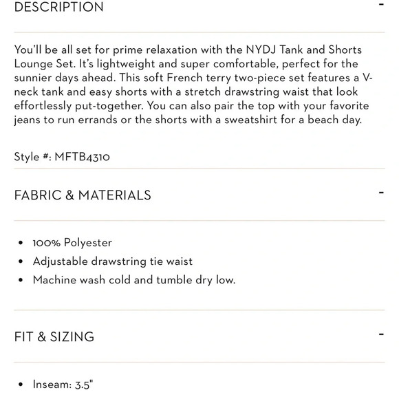 NYDJ Two Piece Set - Picture 4 of 7